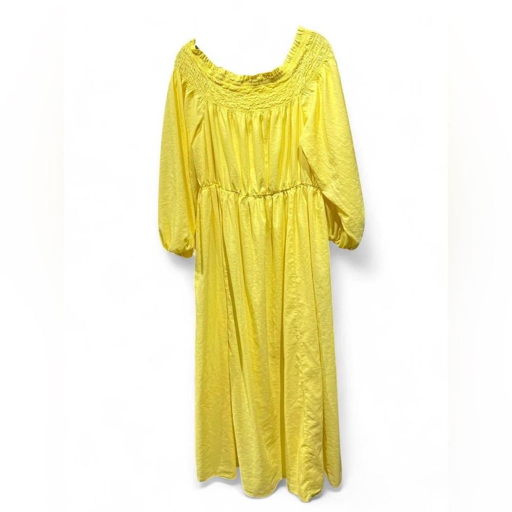 H&M Sunny Yellow Off Shoulder Dress - Picture 2 of 4